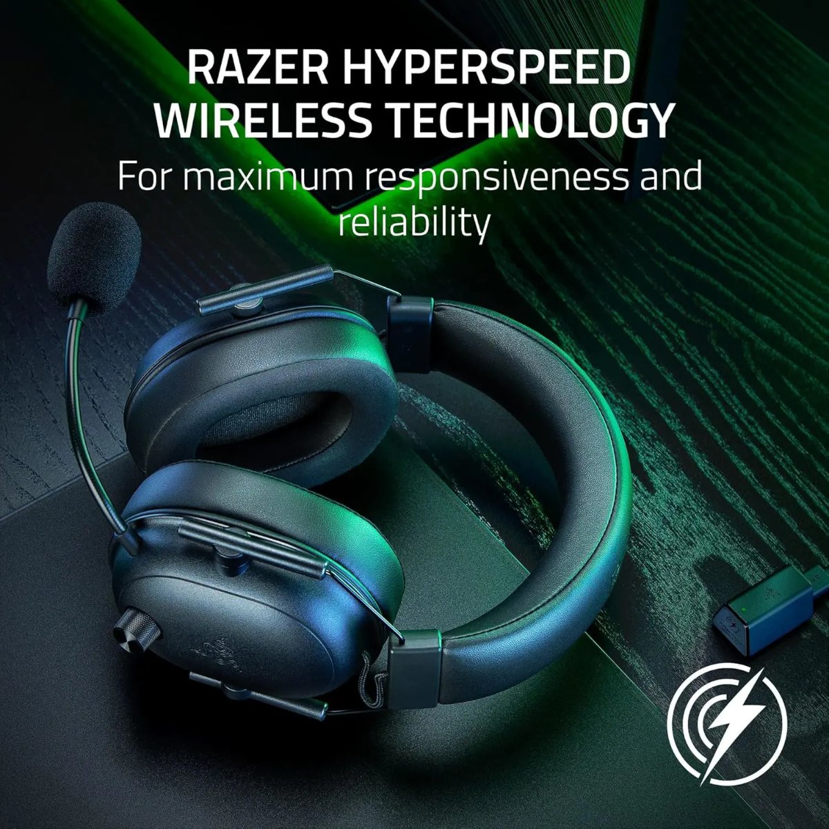 Razer BlackShark V2 HyperSpeed Wireless Gaming Headset — 4