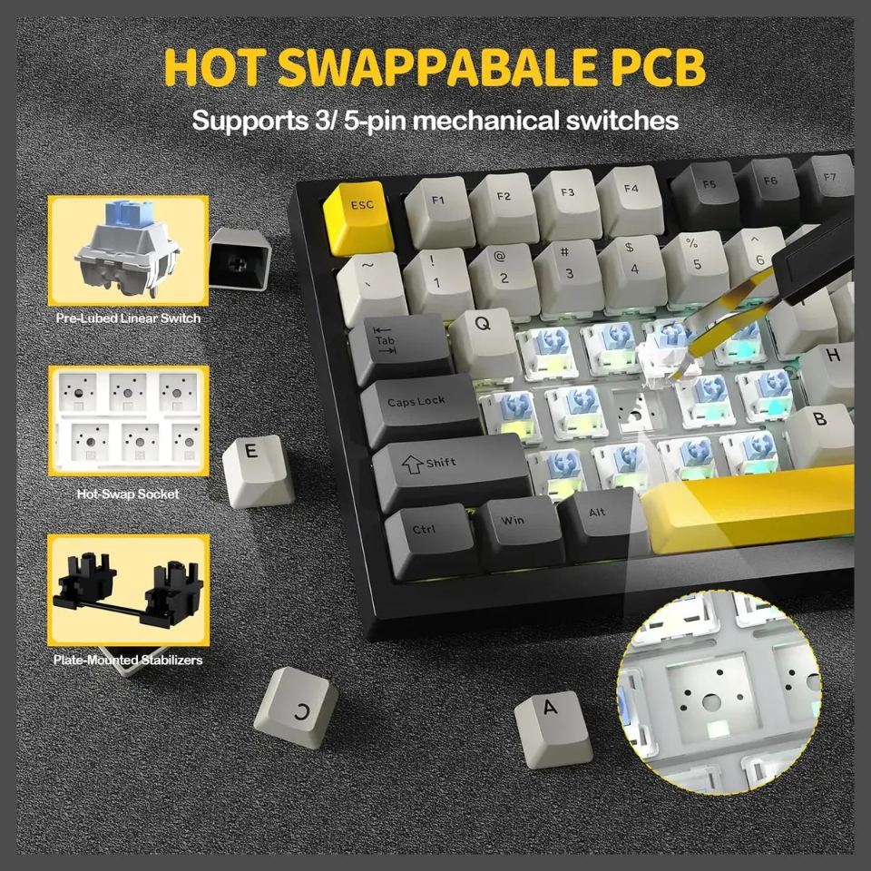 Attack Shark X820 Ultra Wireless Mechanical Keyboard — 3