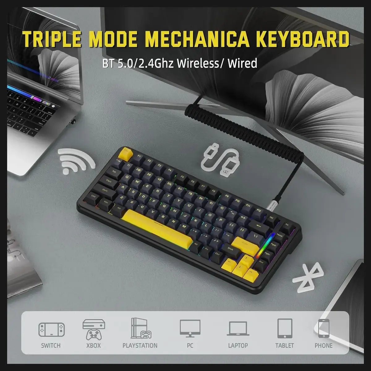Attack Shark M86 Wireless Mechanical Keyboard — 3
