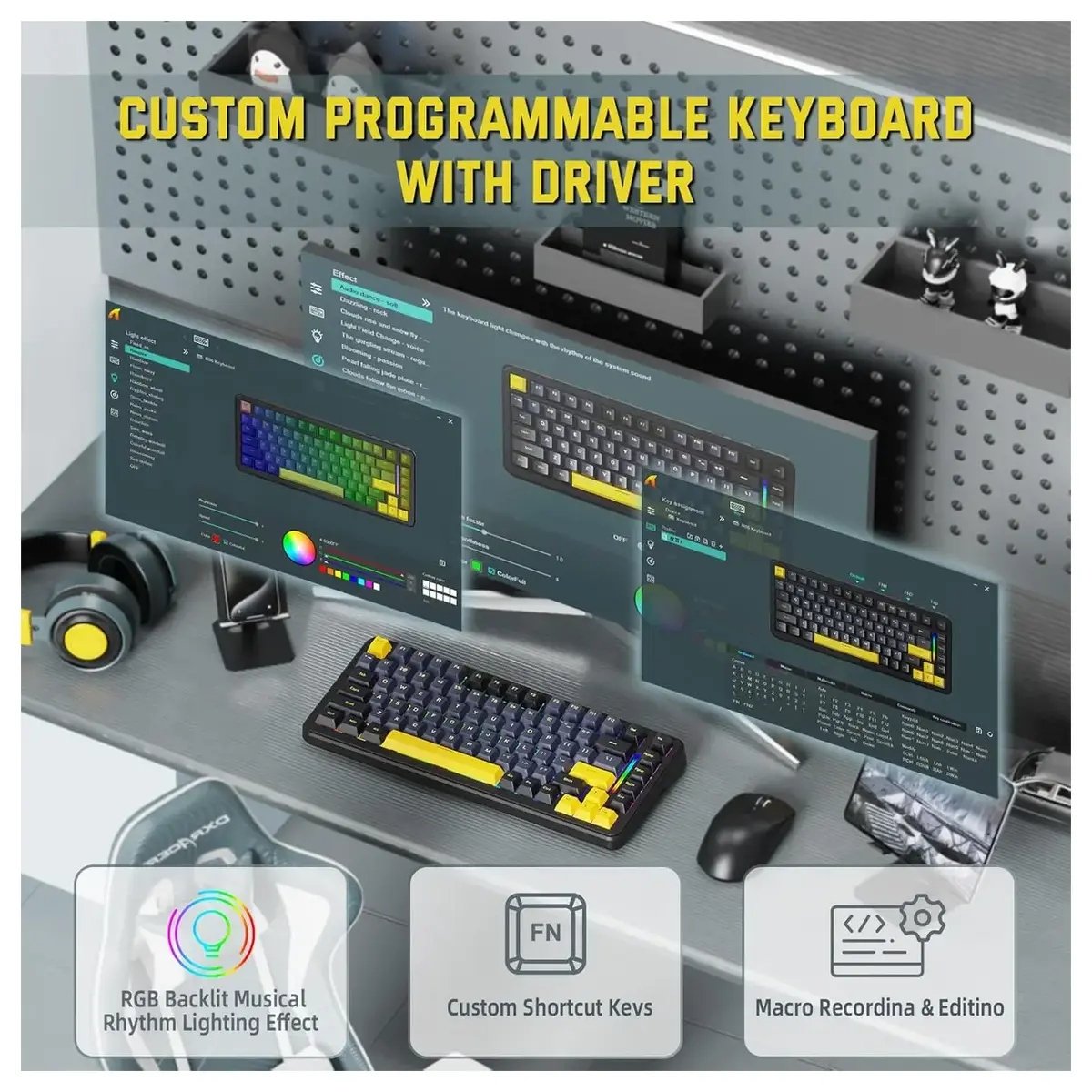 Attack Shark M86 Wireless Mechanical Keyboard — 4