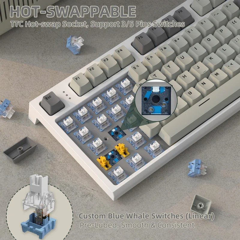 Attack Shark K86 Wireless Mechanical Keyboard — 4