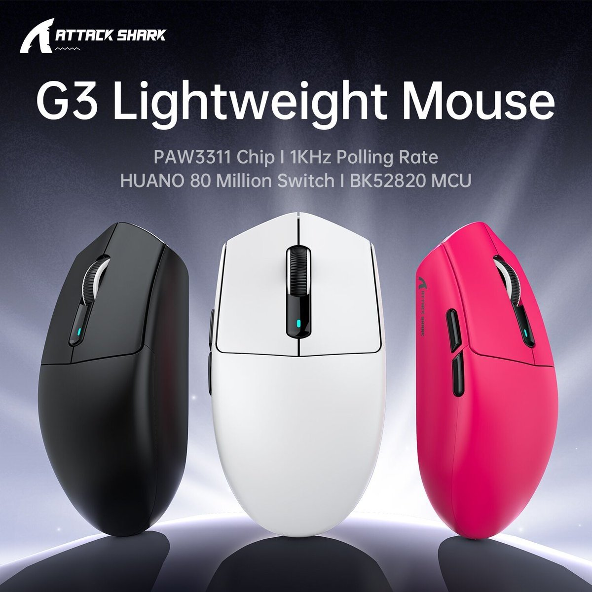 Attack Shark G3 Pro Wireless Gaming Mouse — 4