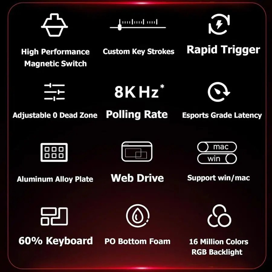 MADLIONS MAD68 HE Hall Effect Gaming Keyboard | RGB — 4