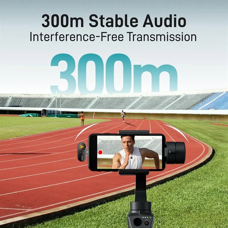 Maono Wave T5 PA3 Type-C/Lightning Camera Receiver Microphone — 3