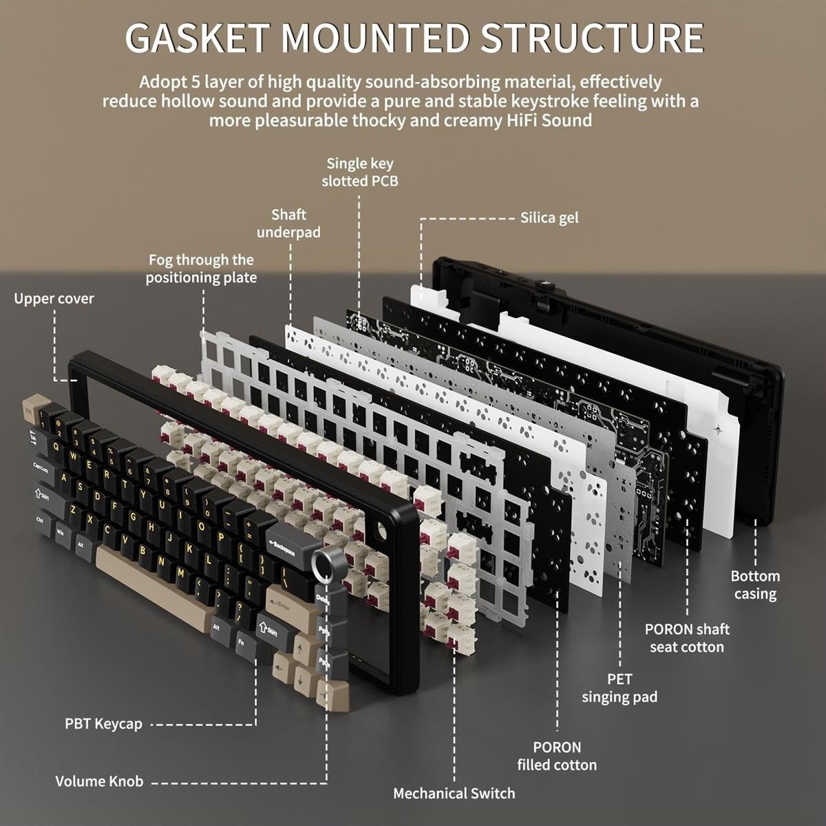 Attack Shark X66 Wireless Mechanical Keyboard — 4