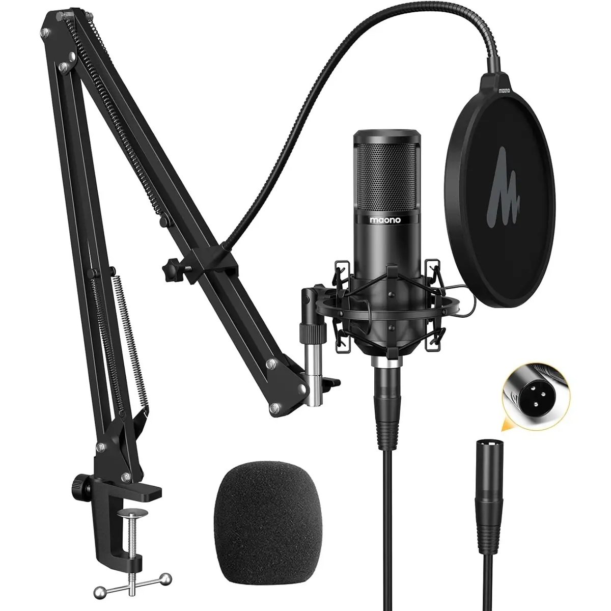 Maono PM320 Series Condenser Studio Microphone Set
