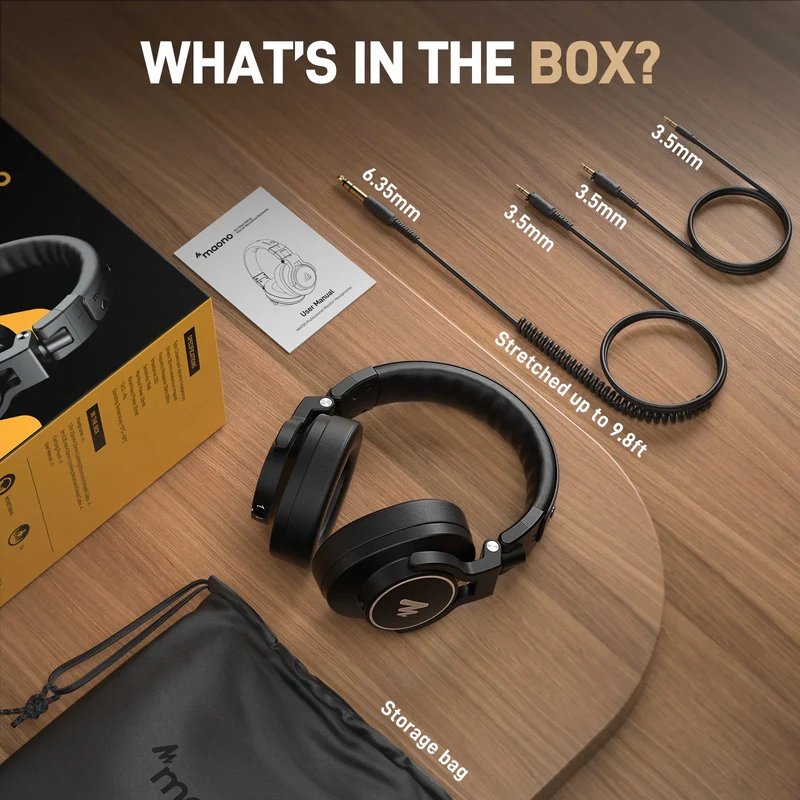 Maono MH700 Professional Studio Monitor Headphones — 4