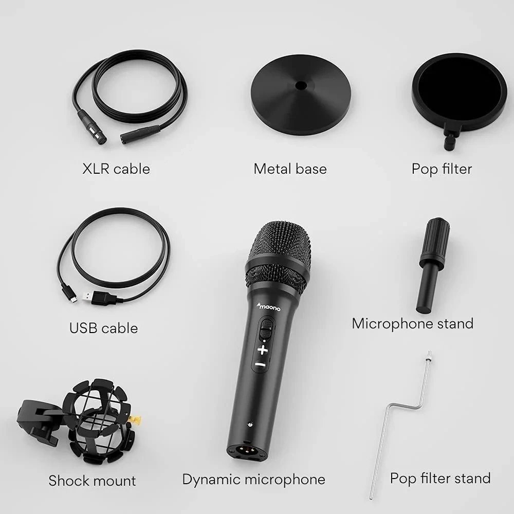 Maono HD300 Series Cardioid Dynamic USB/XLR Microphone — 4