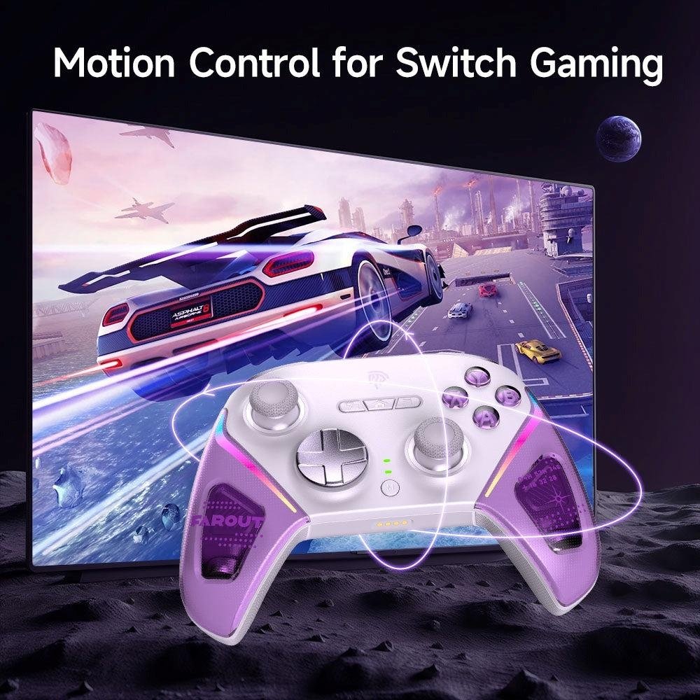 EasySMX D10 Purple Wireless Gaming Controller — 2