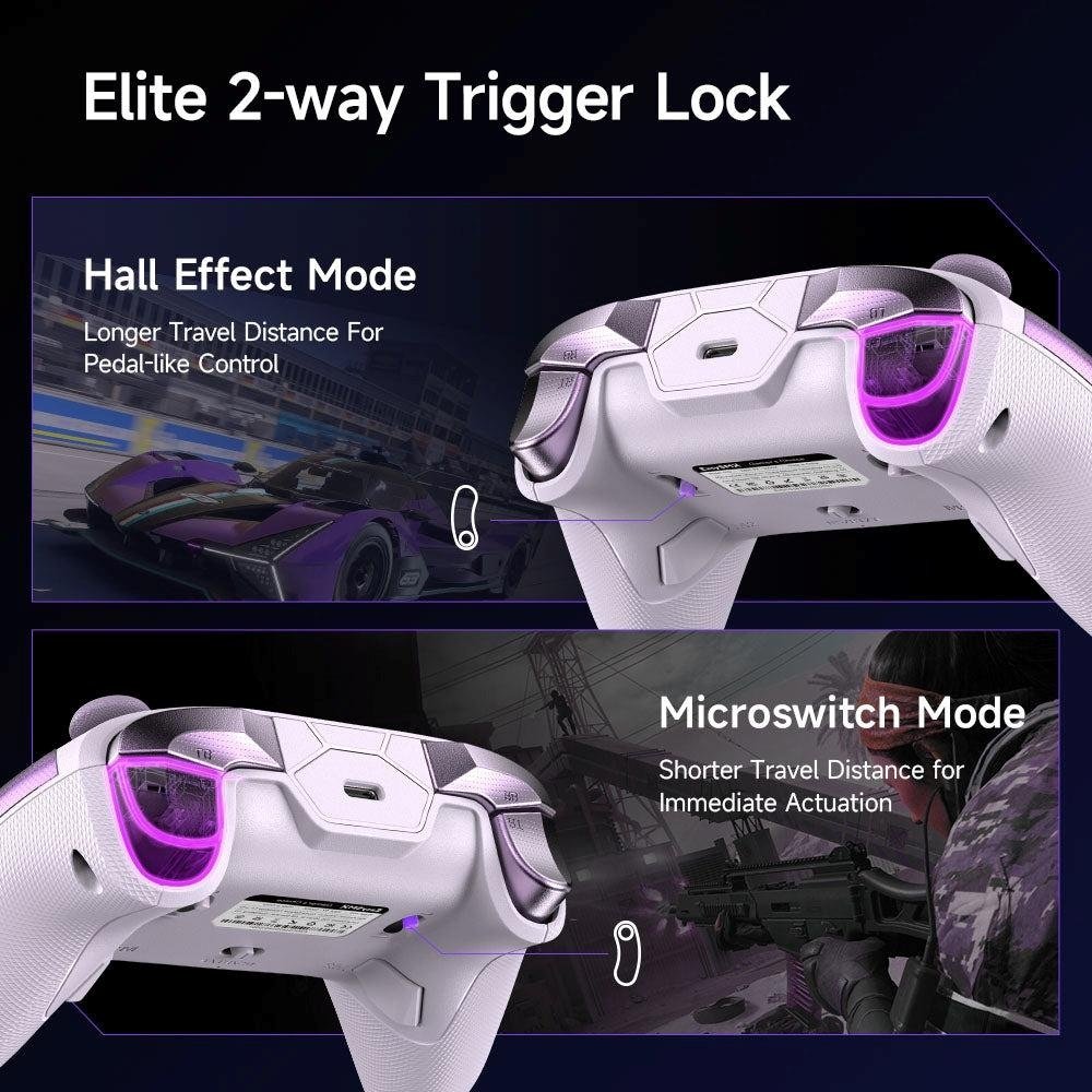 EasySMX D10 Purple Wireless Gaming Controller — 3