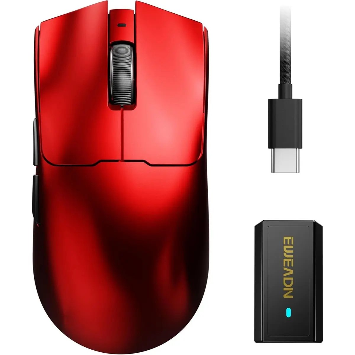 EWEADN S9 Ultra+ Red Wireless Gaming Mouse