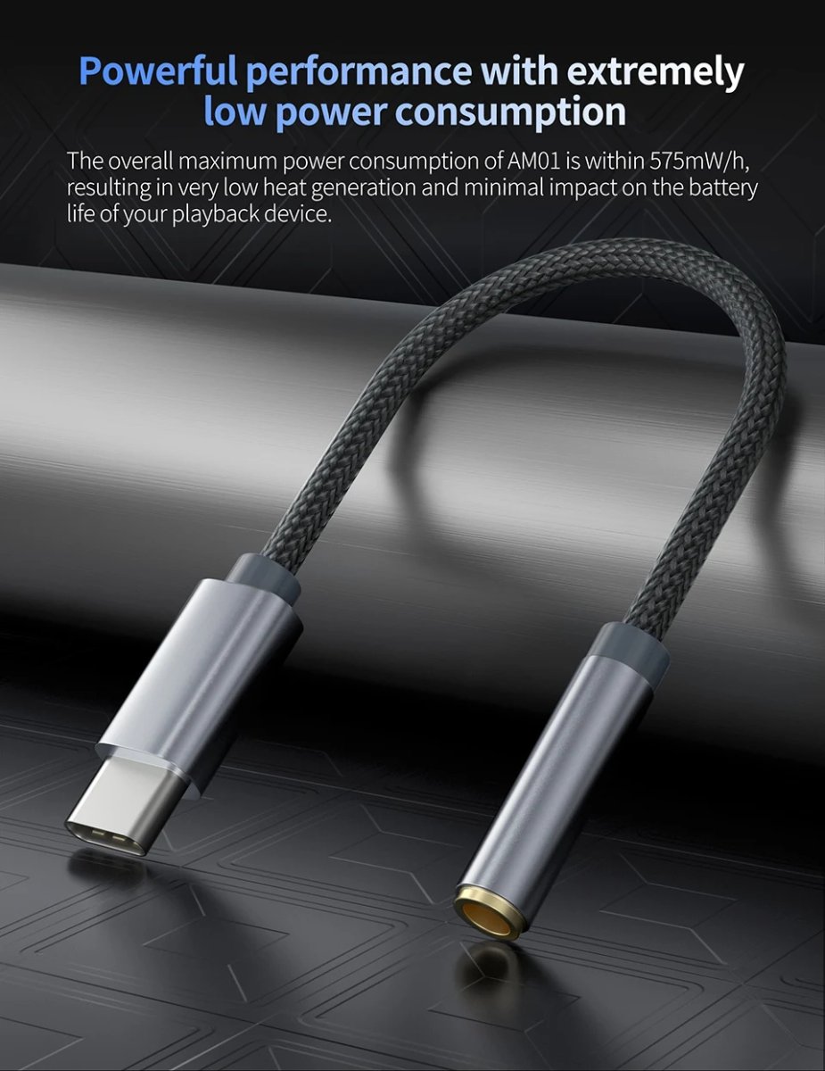 KZ AM01 USB-C to 3.5mm Hi-Fi DAC Audio Adapter — 4