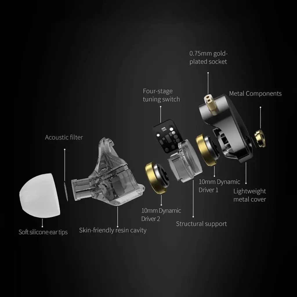 KZ Castor Pro Harman Target IEM Earphones — 2