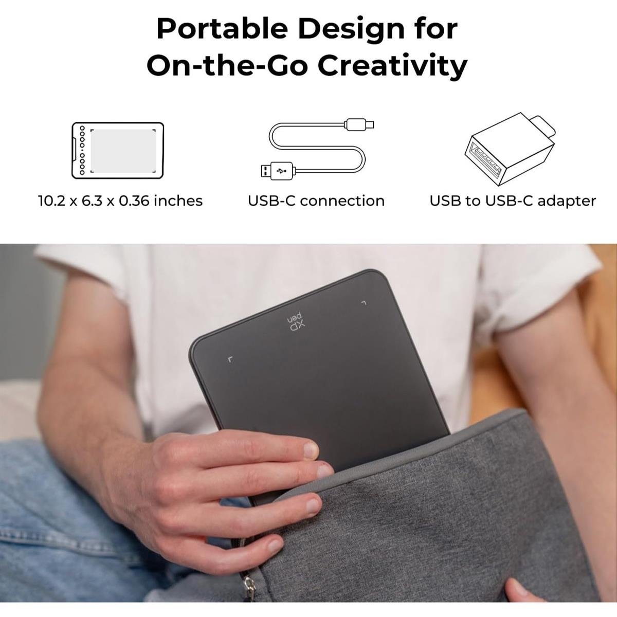 XP-PEN Deco Mini 7 V2 Drawing Tablet — 2