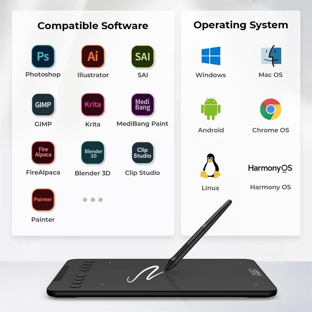 XP-PEN Deco Mini 7 V2 Drawing Tablet — 4