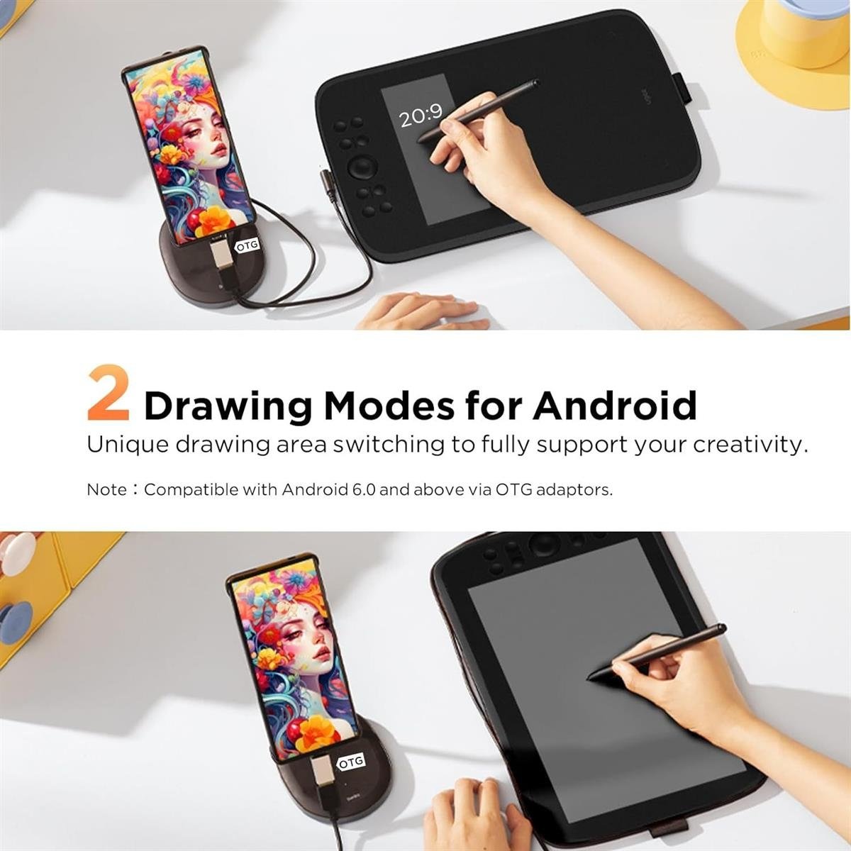 UGEE M908 Drawing Tablet — 3