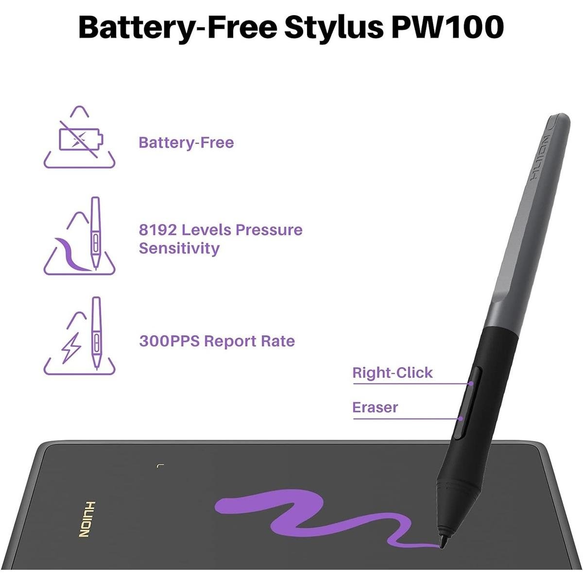 Huion Inspiroy H420X Drawing Tablet — 3