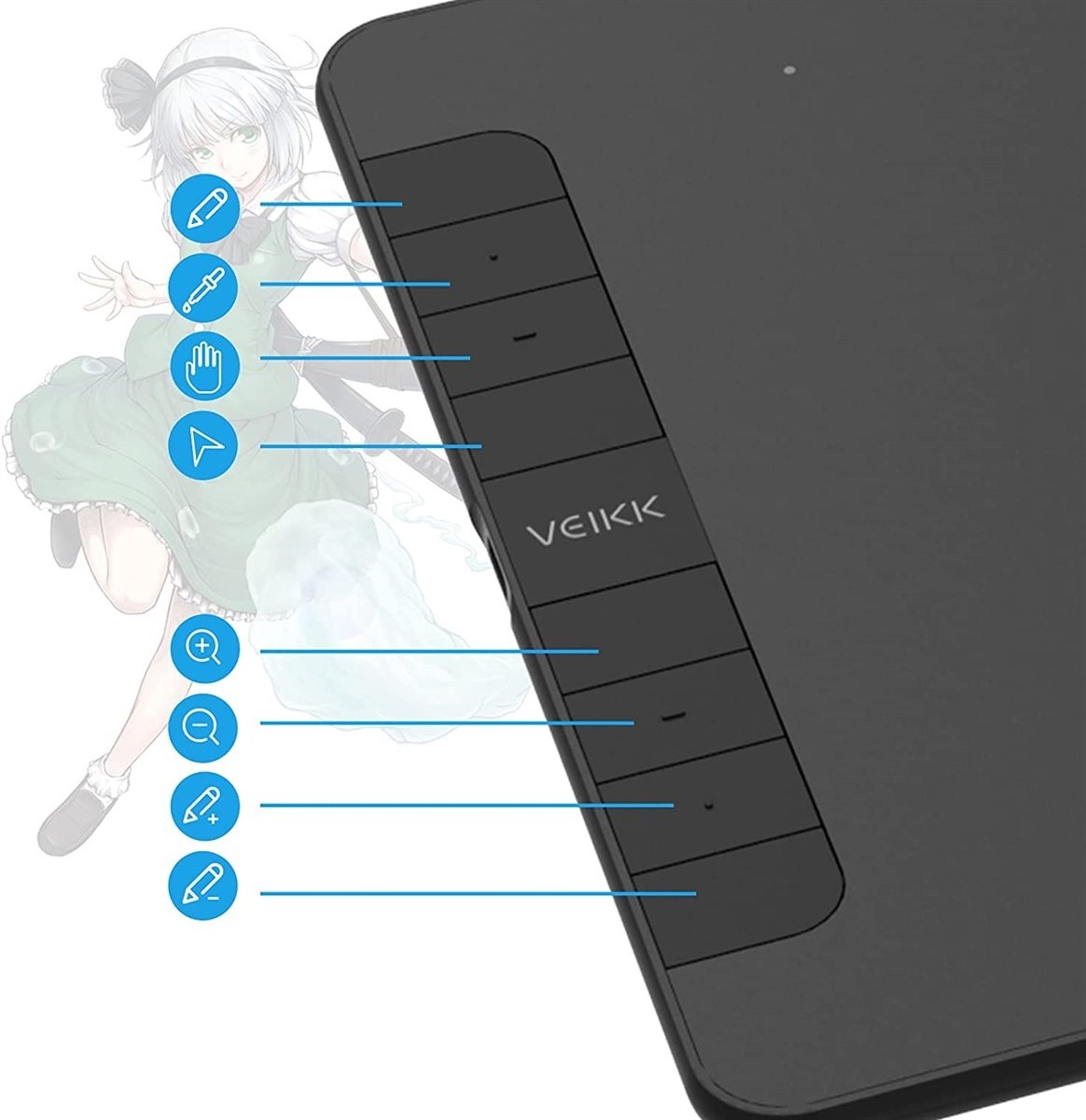 VEIKK VK1060 Drawing Tablet — 4