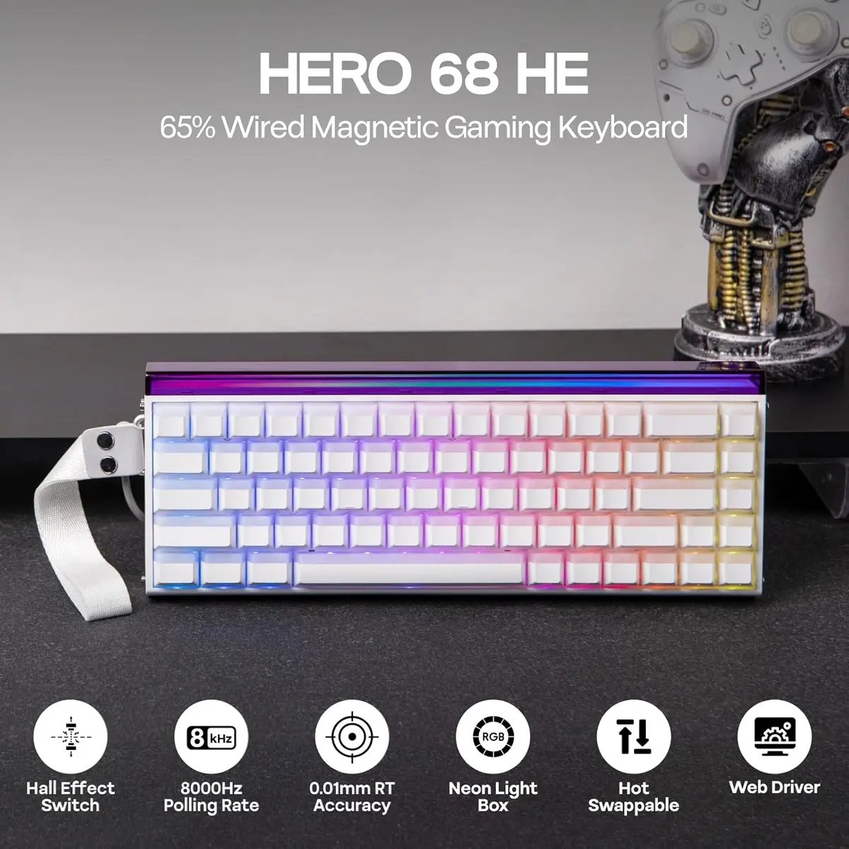 AULA HERO 68 Jade White Lighthouse — 2