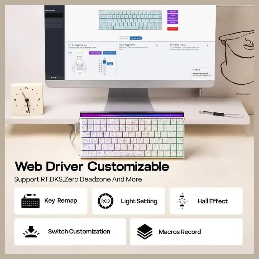 AULA HERO 84 White Contour — 3