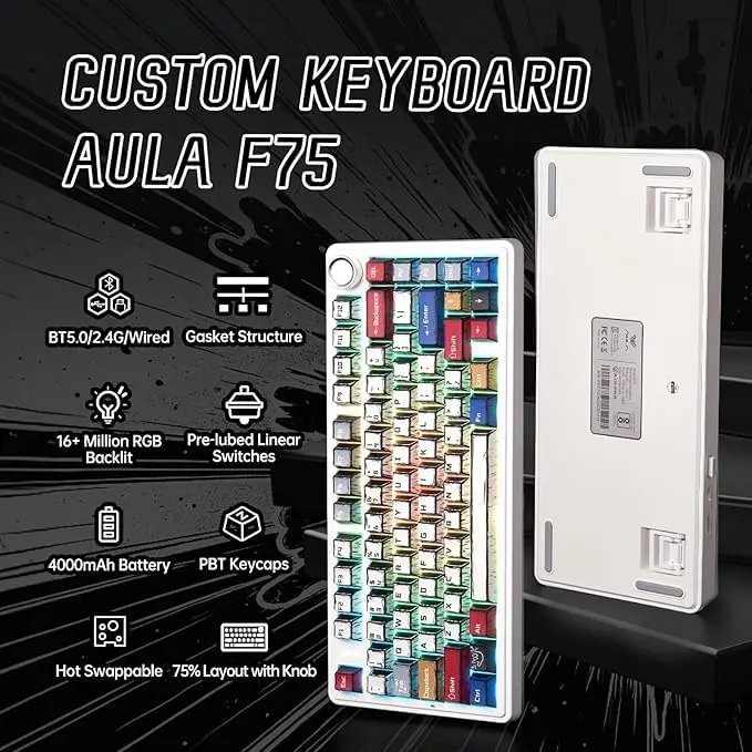 AULA F75 Reaper Switch Comics — 2