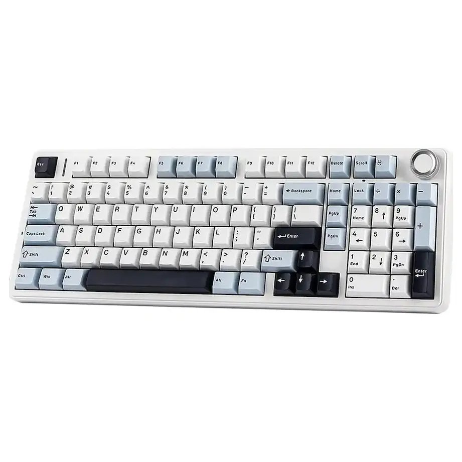 AULA F99 Pro Blue White Black Purple — 3