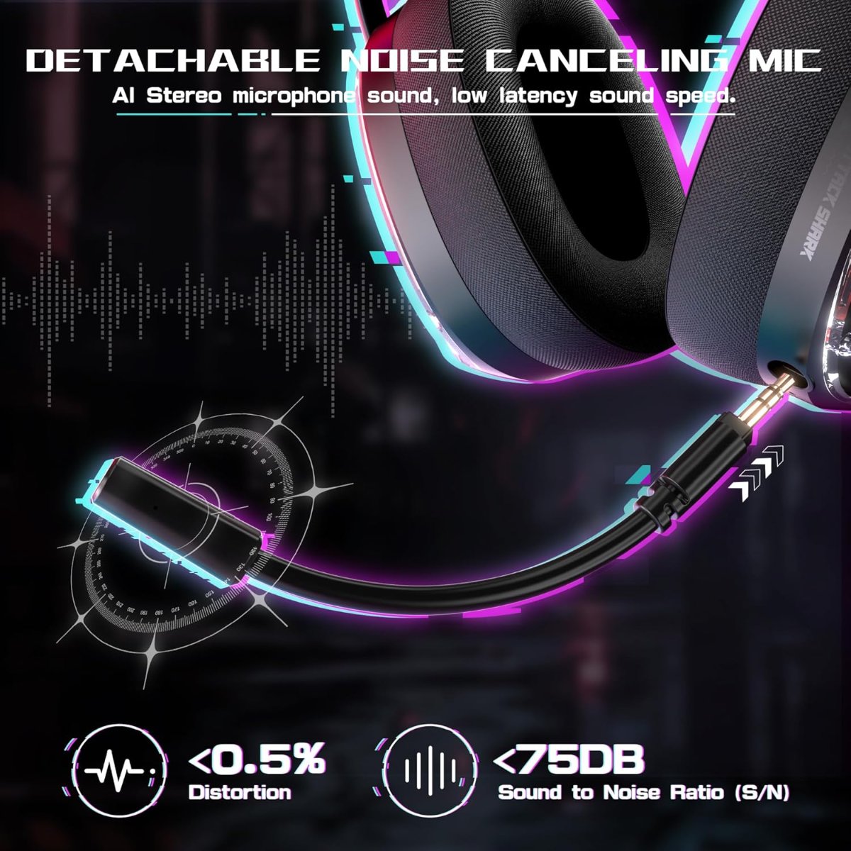 Attack Shark L60 Gaming Headset – Wireless 3-in-1 — 2
